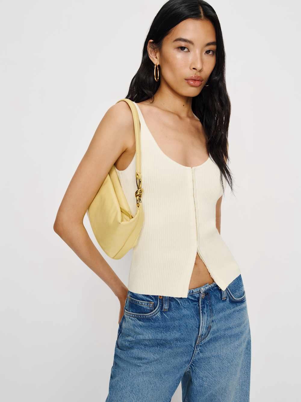 NEW Reformation Eloise Cotton Sweater Tank